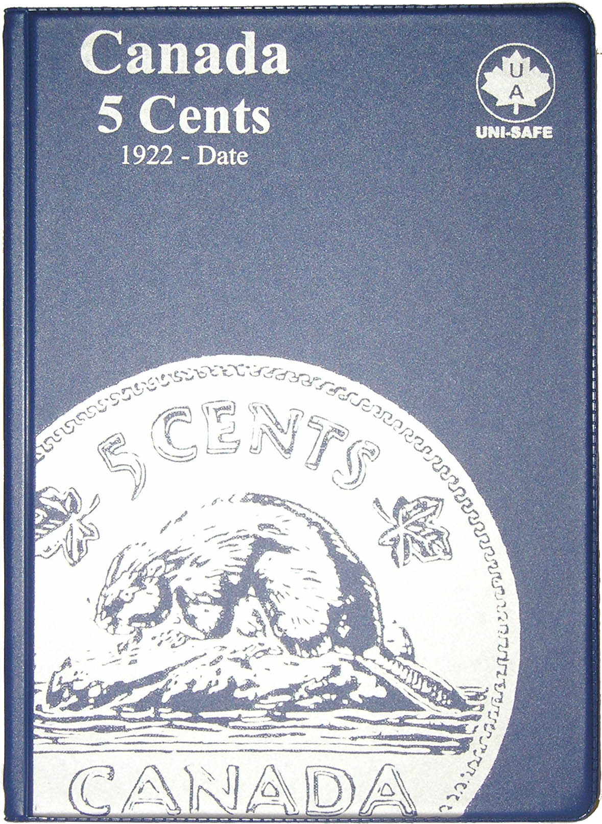 Canada 5 cents Coin Album 1922-Date Uni-Safe 